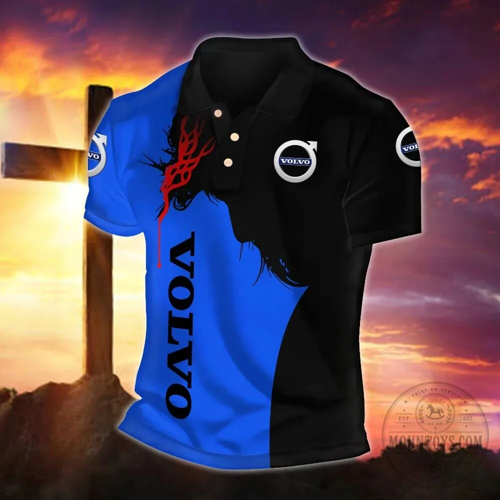 Volvo Fueled by Faith Cross Silhouette Polo Shirt