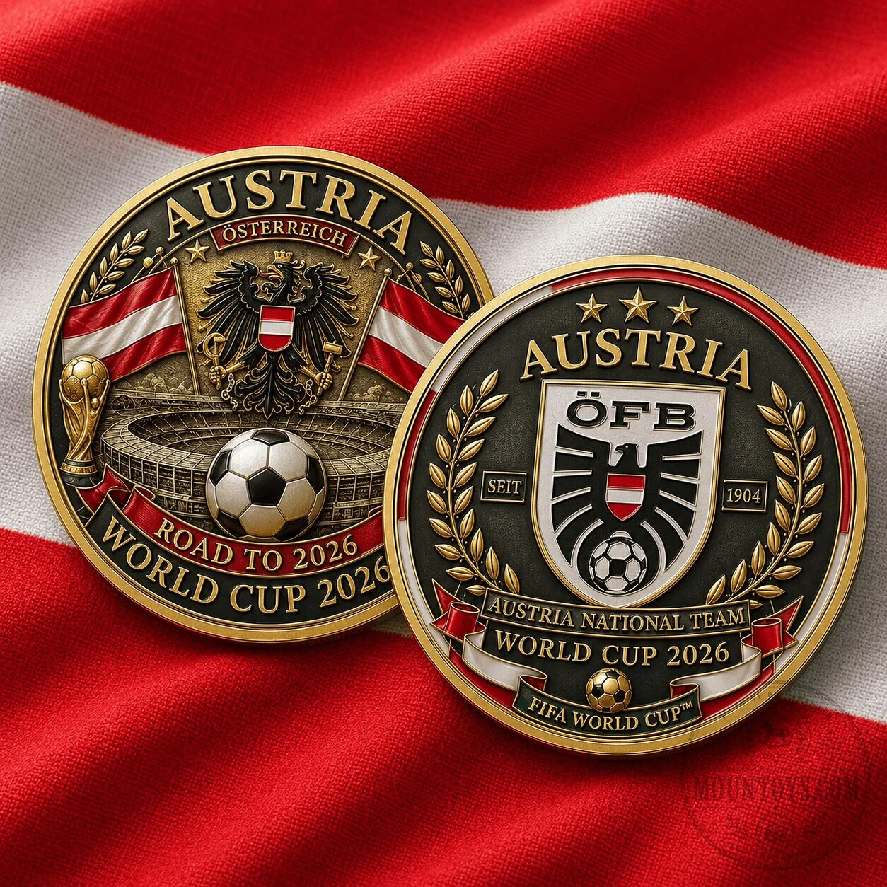 Austria National Team FIFA World Cup 2026 Commemorative Coin