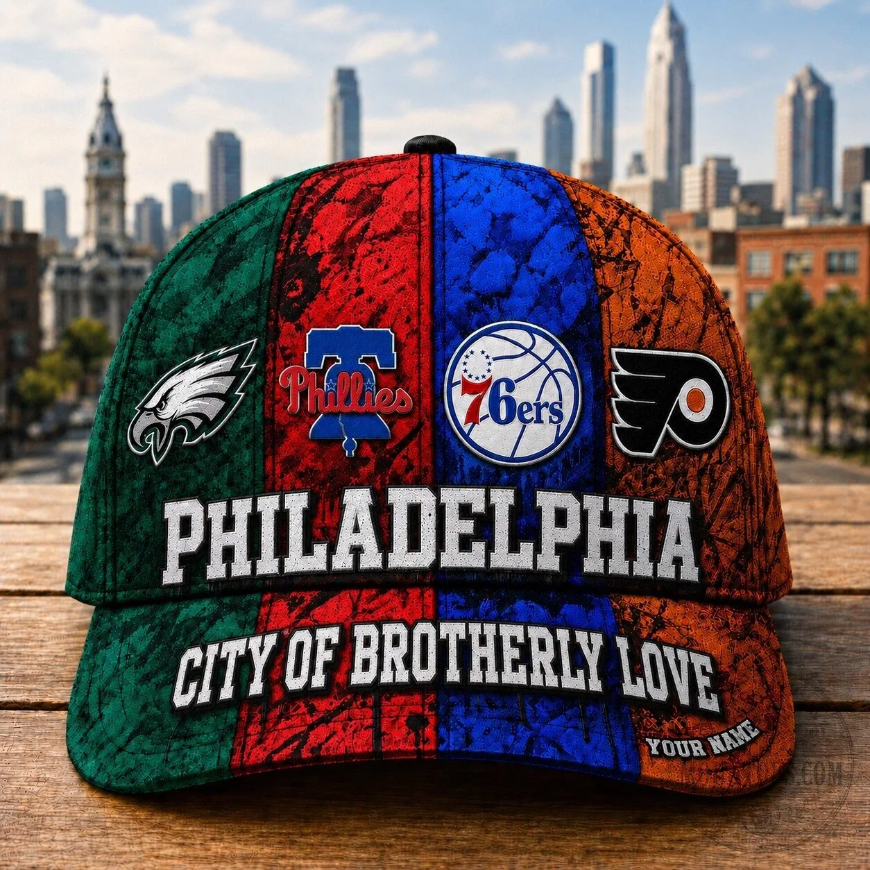 Philadelphia City of Brotherly Love Sports Teams Fan Cap Hat