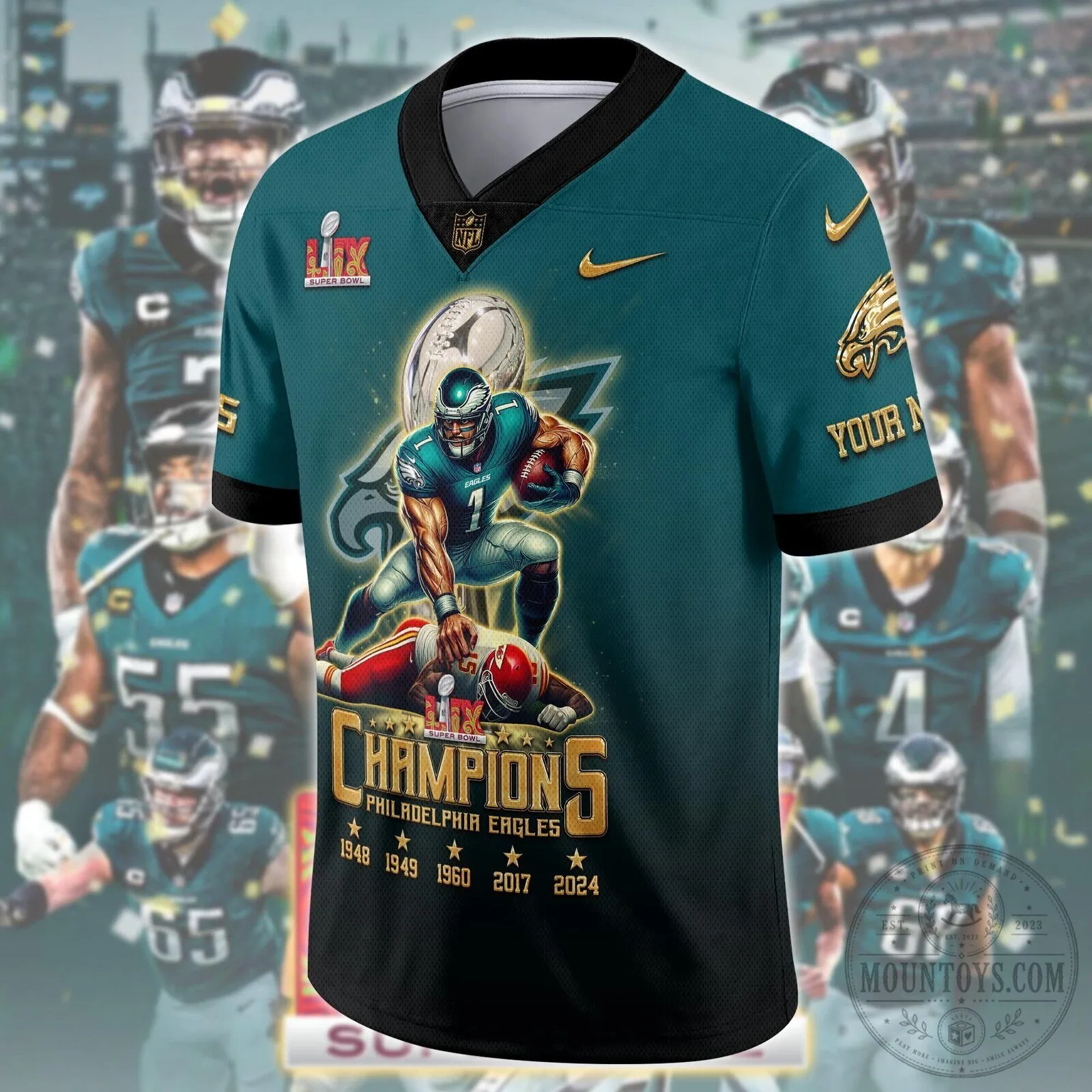 Philadelphia Eagles Football Super Bowl Champions Hoodie and Sweatpants Set 9 Philadelphia Eagles Football Super Bowl Champions Hoodie and Sweatpants Set