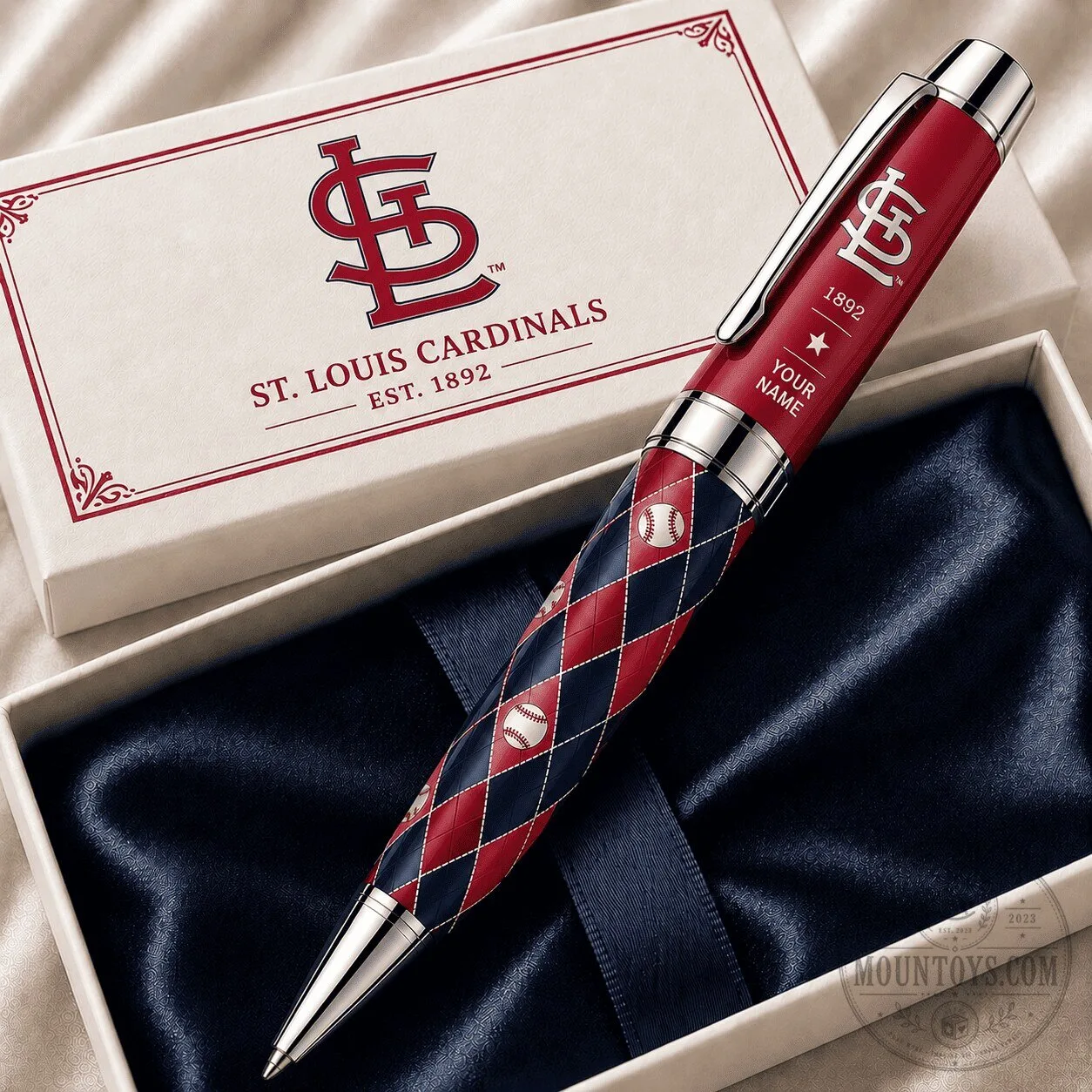 St. Louis Cardinals Baseball Team Premium Engraved Ballpoint Pen Gift 7 St. Louis Cardinals Baseball Team Premium Engraved Ballpoint Pen Gift