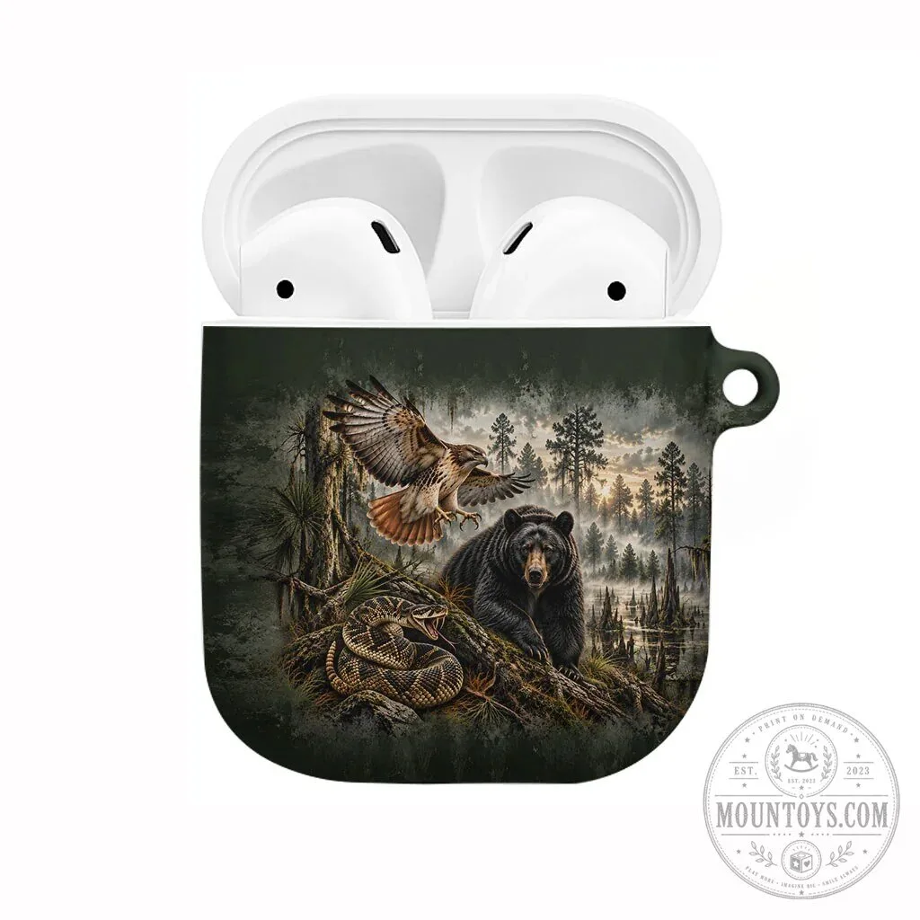 Chahta Yakni Tribe Land Of The Free Native American Wildlife AirPods Case 1 Chahta Yakni Tribe Land Of The Free Native American Wildlife AirPods Case