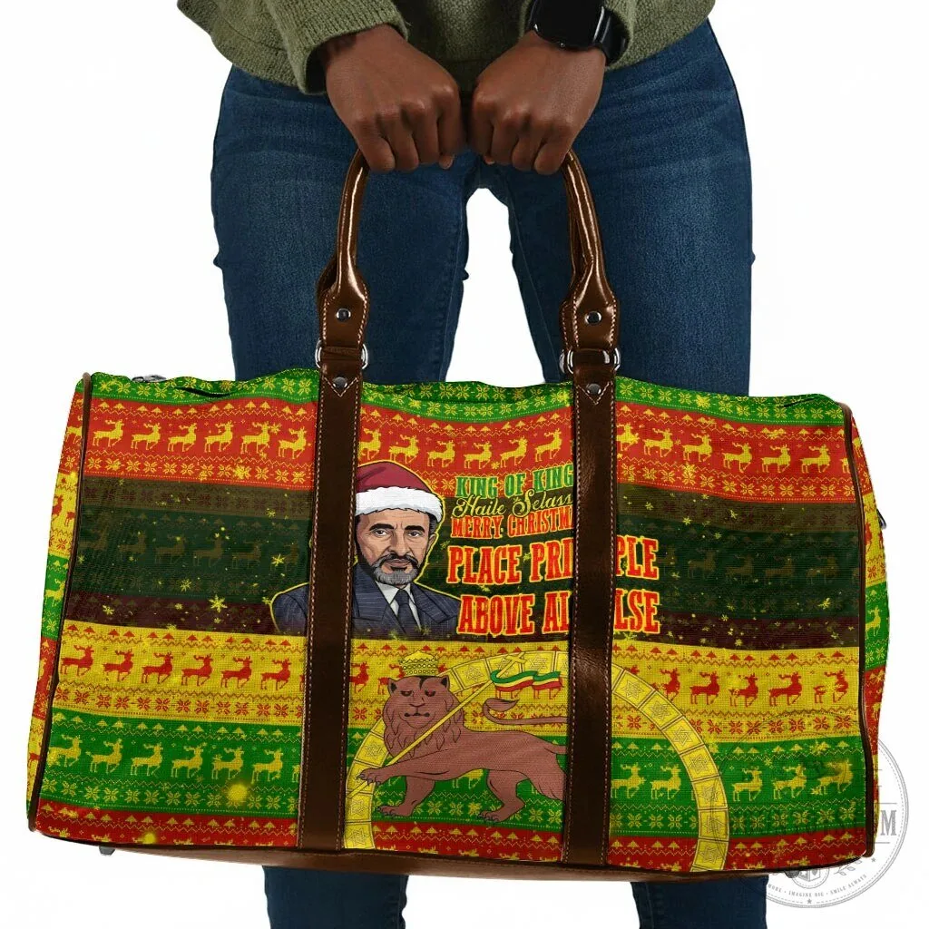 Haile Selassie King of Kings Christmas Holiday Travel Bag