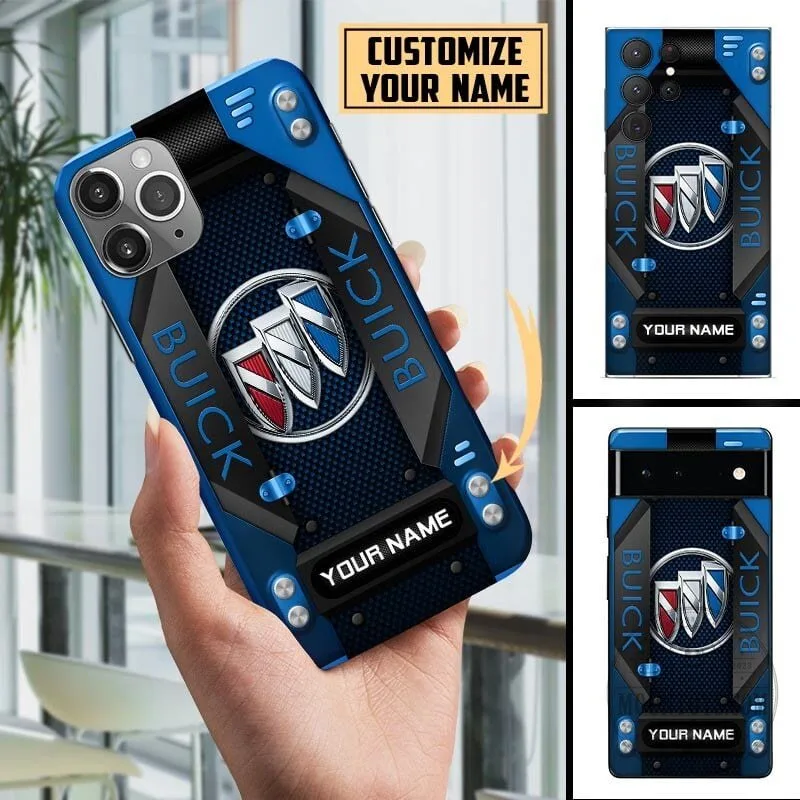 Buick Car Logo Custom Name Blue Carbon Fiber Phone Case for iPhone and Samsung 6 Buick Car Logo Custom Name Blue Carbon Fiber Phone Case for iPhone and Samsung