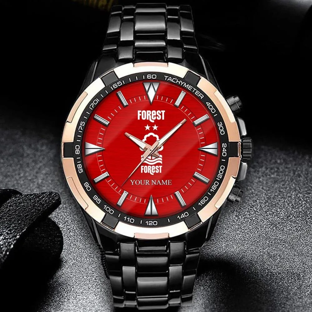 Nottingham Forest Football Club Personalized Name Men's Quartz Watch 7 Nottingham Forest Football Club Personalized Name Men