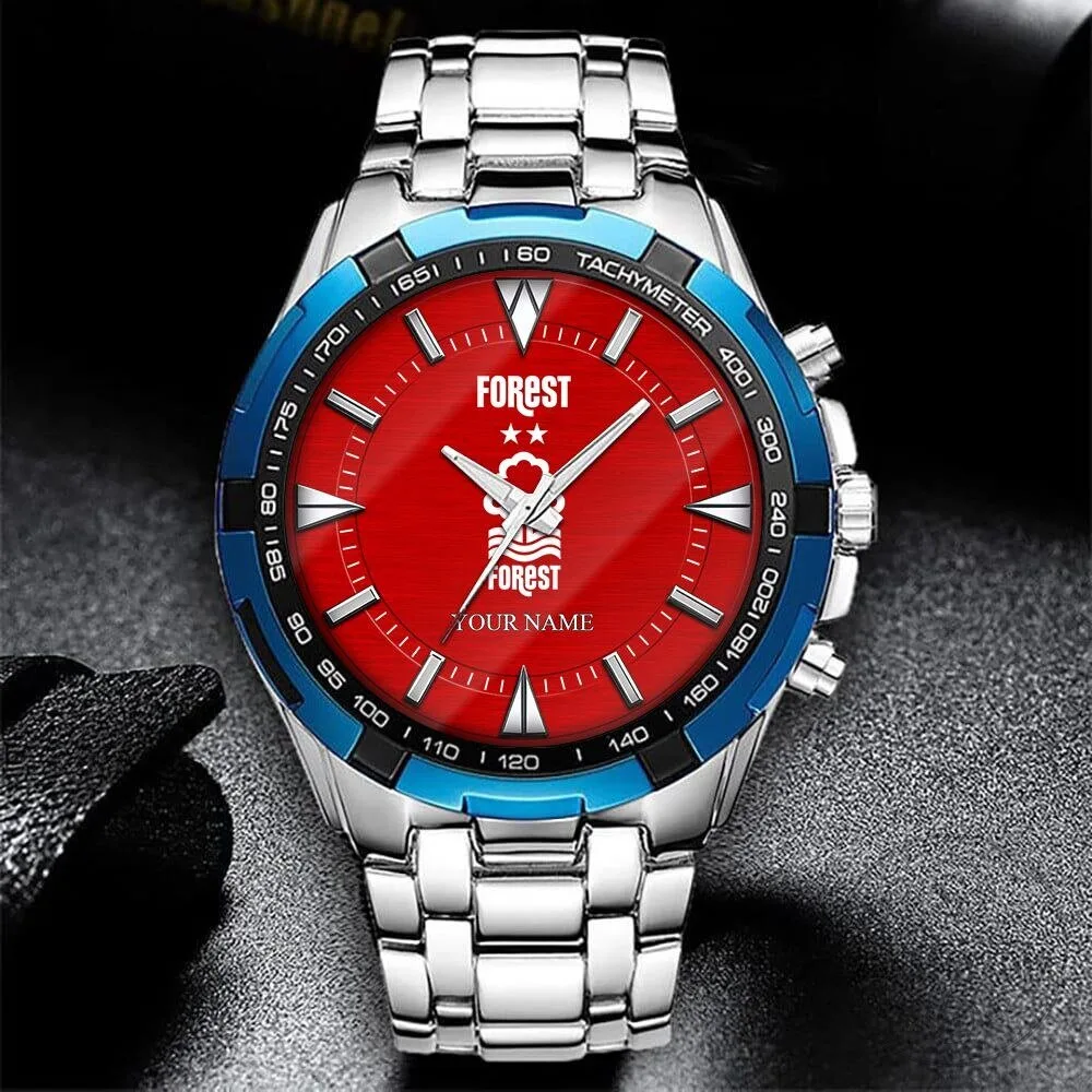 Nottingham Forest Football Club Personalized Name Men's Quartz Watch 8 Nottingham Forest Football Club Personalized Name Men