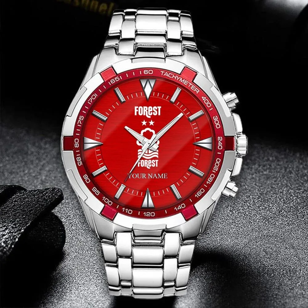 Nottingham Forest Football Club Personalized Name Men's Quartz Watch 9 Nottingham Forest Football Club Personalized Name Men