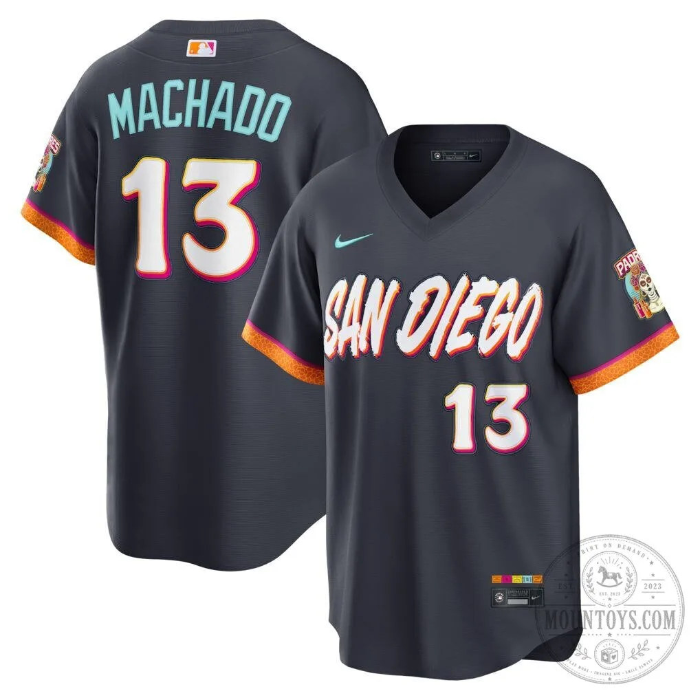 San Diego Padres Manny Machado City Connect Baseball Jersey