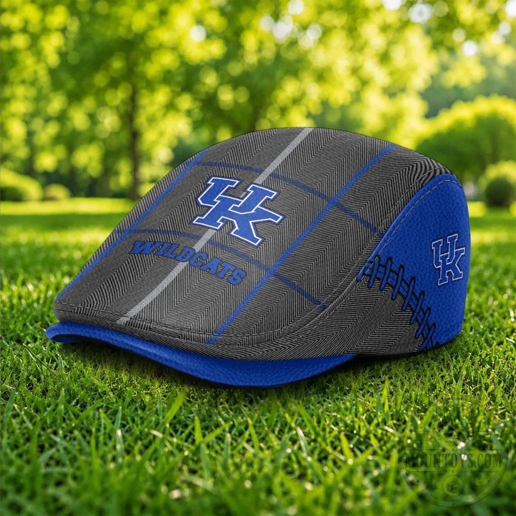 Kentucky Wildcats NCAA Jeff Cap Flat Cap Hat Kentucky Wildcats NCAA Jeff Cap Flat Cap Hat