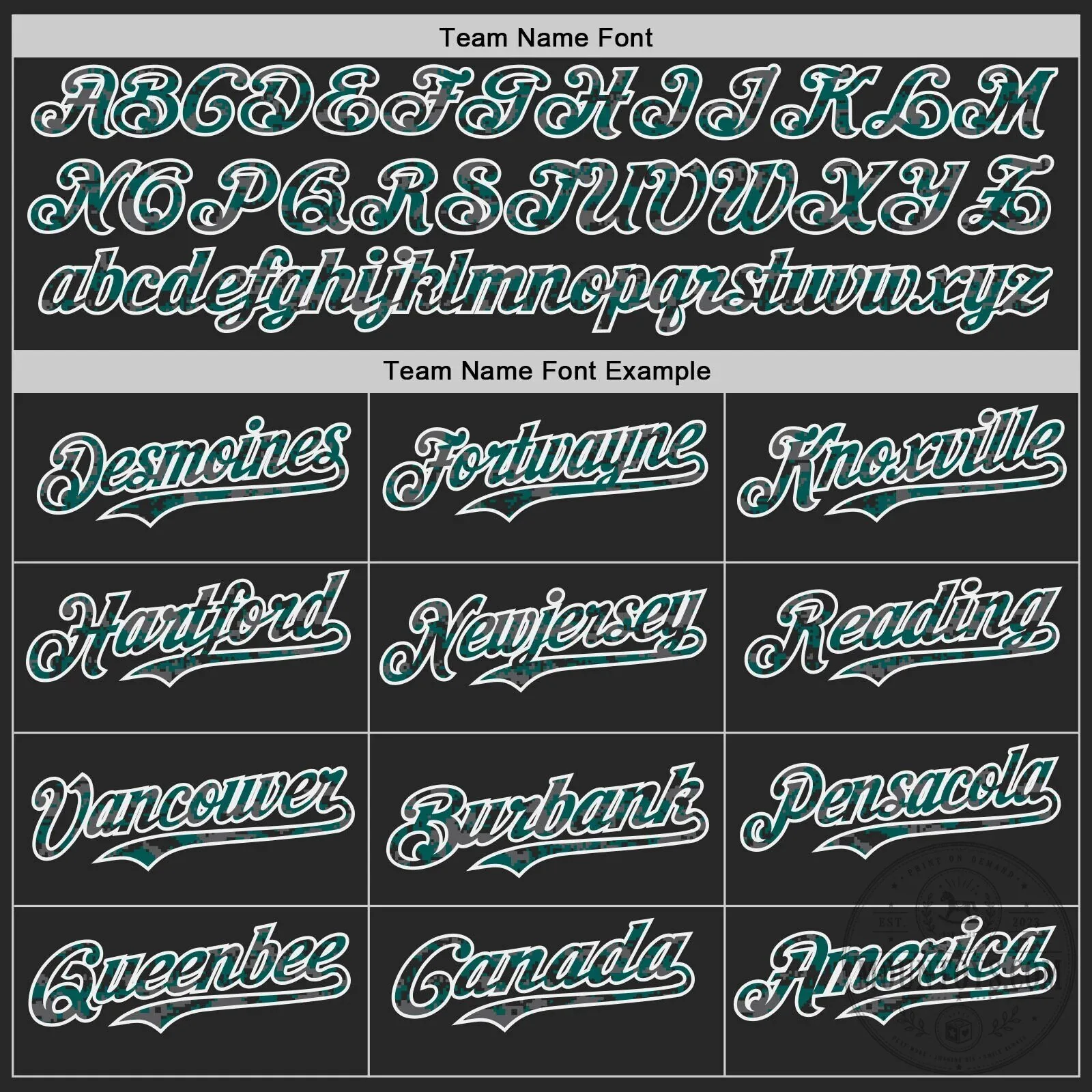 Custom Black Midnight Green Digital Camouflage Two Tone Authentic Baseball Jersey 12 Custom Black Midnight Green Digital Camouflage Two Tone Authentic Baseball Jersey