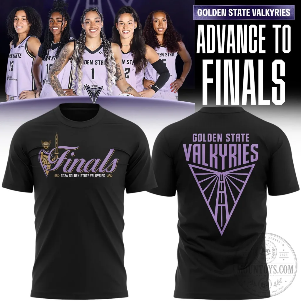 Golden State Valkyries 2026 Finals Black Basketball Fan T-Shirt Golden State Valkyries 2026 Finals Black Basketball Fan T-Shirt