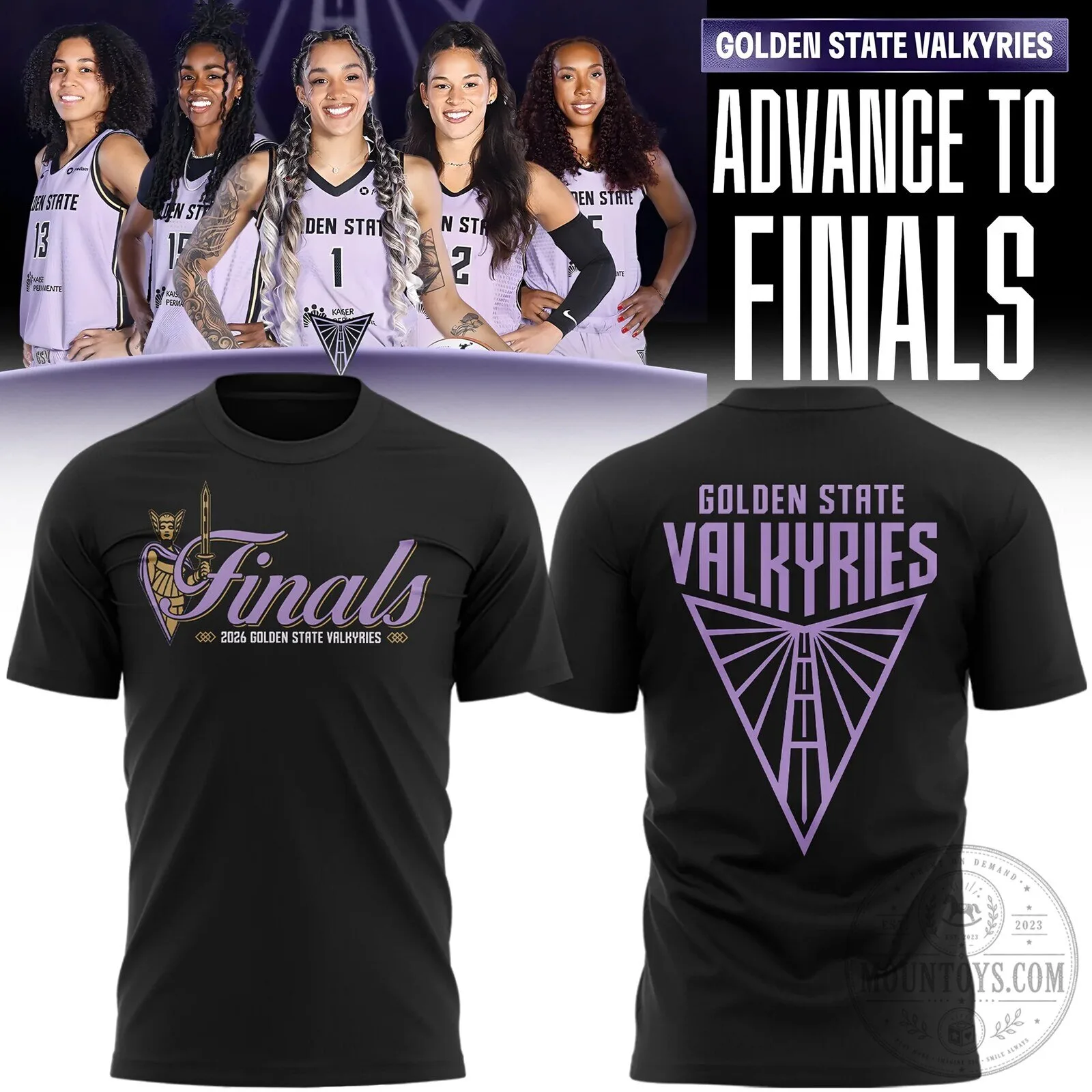 Golden State Valkyries 2026 Finals Black Basketball Fan T-Shirt 5 Golden State Valkyries 2026 Finals Black Basketball Fan T-Shirt