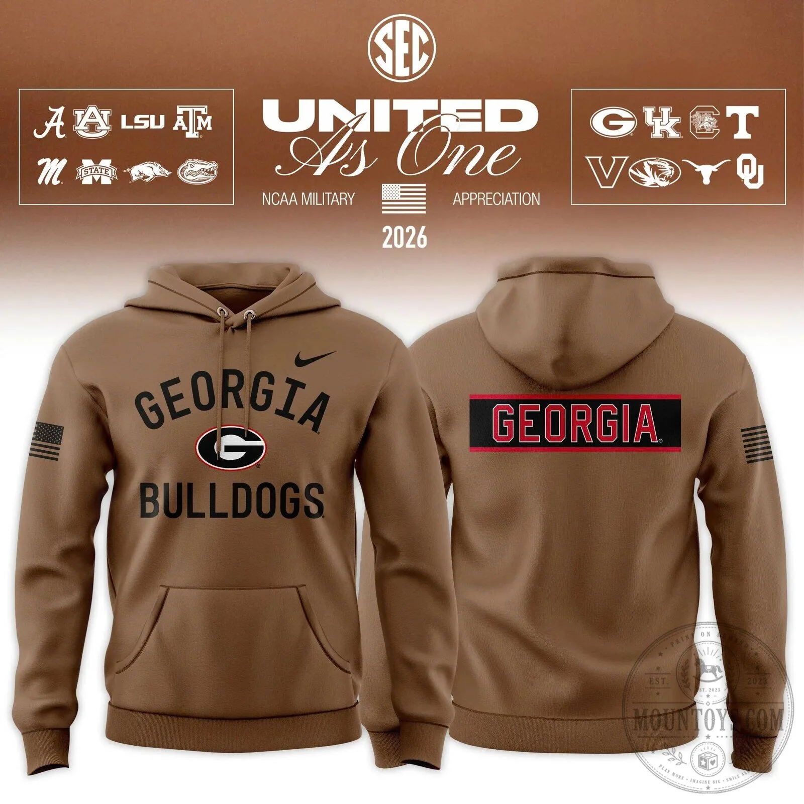 Southeastern Conference Military Appreciation United As One 2026 Hoodie 16 Southeastern Conference Military Appreciation United As One 2026 Hoodie