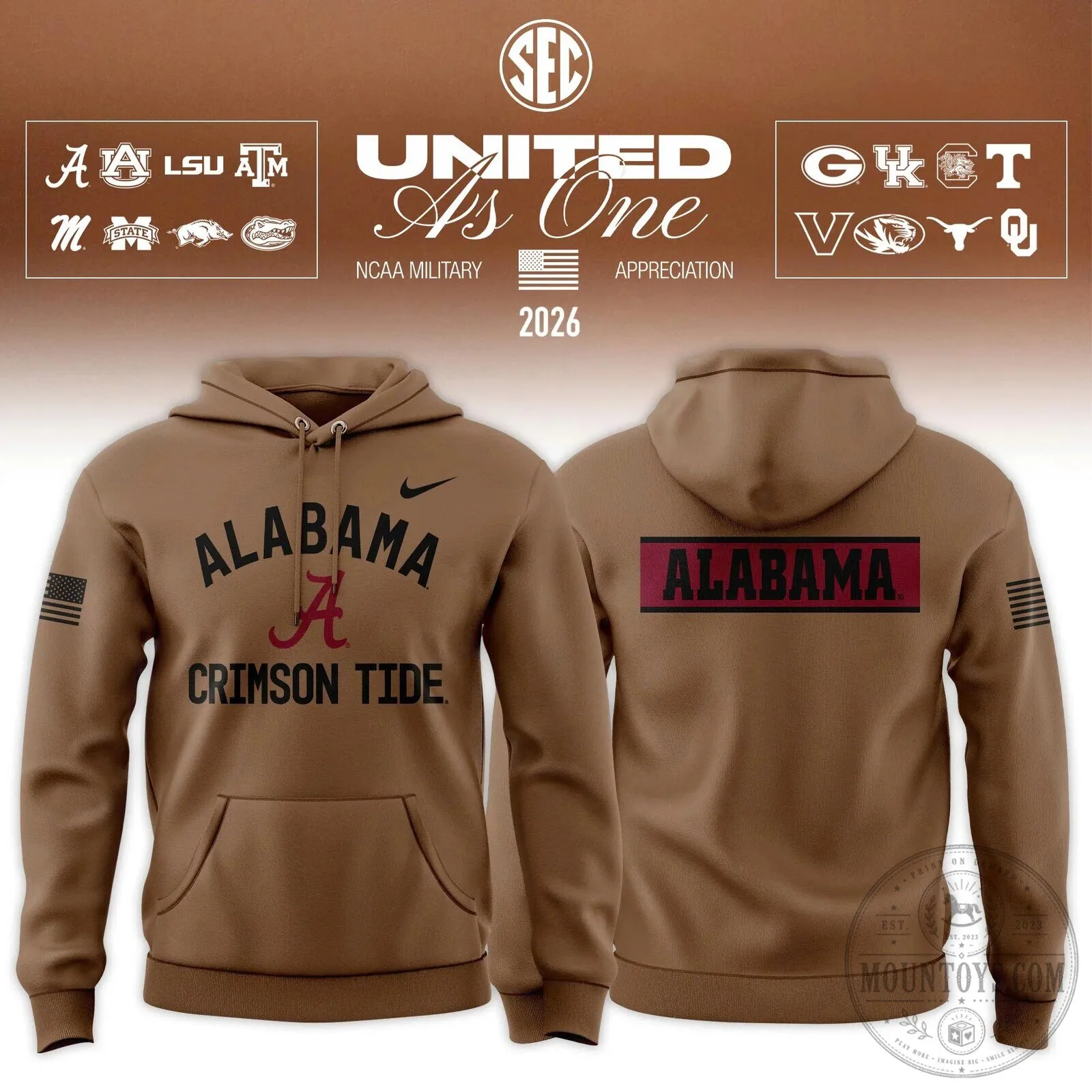 Southeastern Conference Military Appreciation United As One 2026 Hoodie 17 Southeastern Conference Military Appreciation United As One 2026 Hoodie