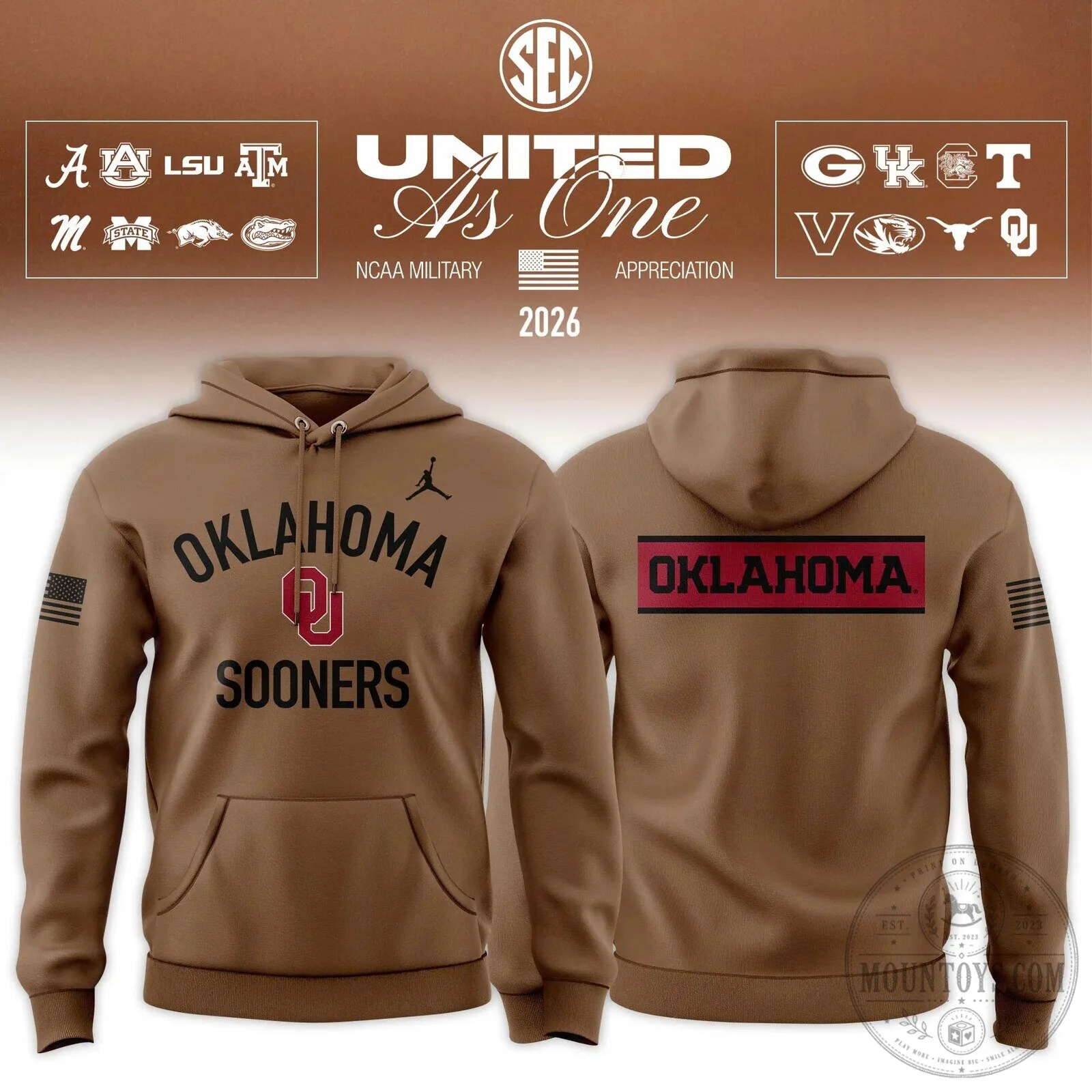 Southeastern Conference Military Appreciation United As One 2026 Hoodie 20 Southeastern Conference Military Appreciation United As One 2026 Hoodie