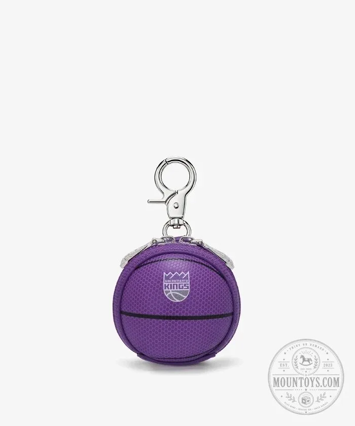 Sacramento Kings Basketball Mini Pouch Keychain with Zipper Closure 7 Sacramento Kings Basketball Mini Pouch Keychain with Zipper Closure
