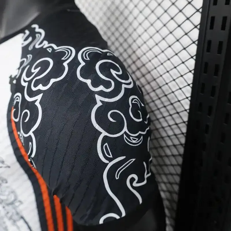 Japan National Football Team Samurai Sword Fish Graphic White Soccer Jersey 8 Japan National Football Team Samurai Sword Fish Graphic White Soccer Jersey