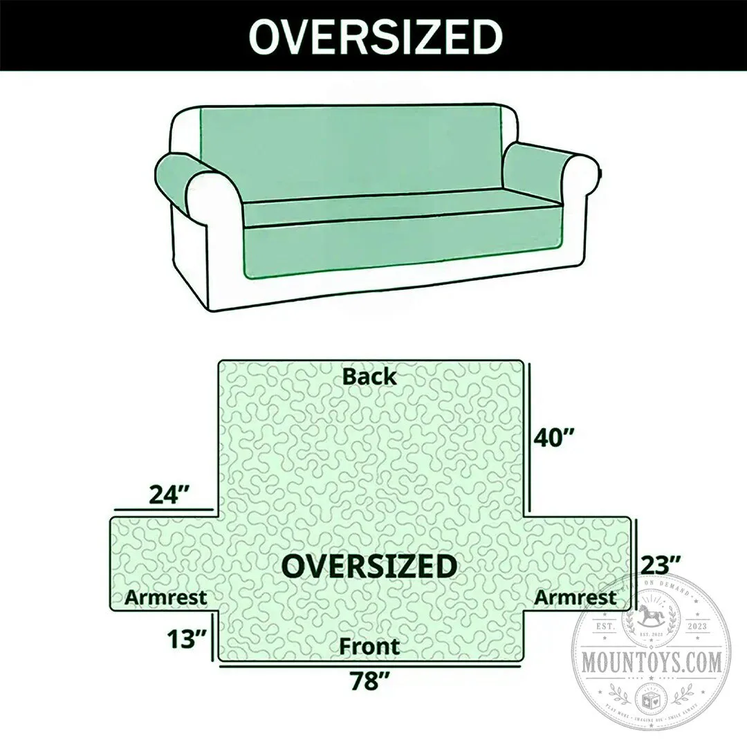 Earthy Paw Print Quilted Sofa Cover Protector 18 Earthy Paw Print Quilted Sofa Cover Protector