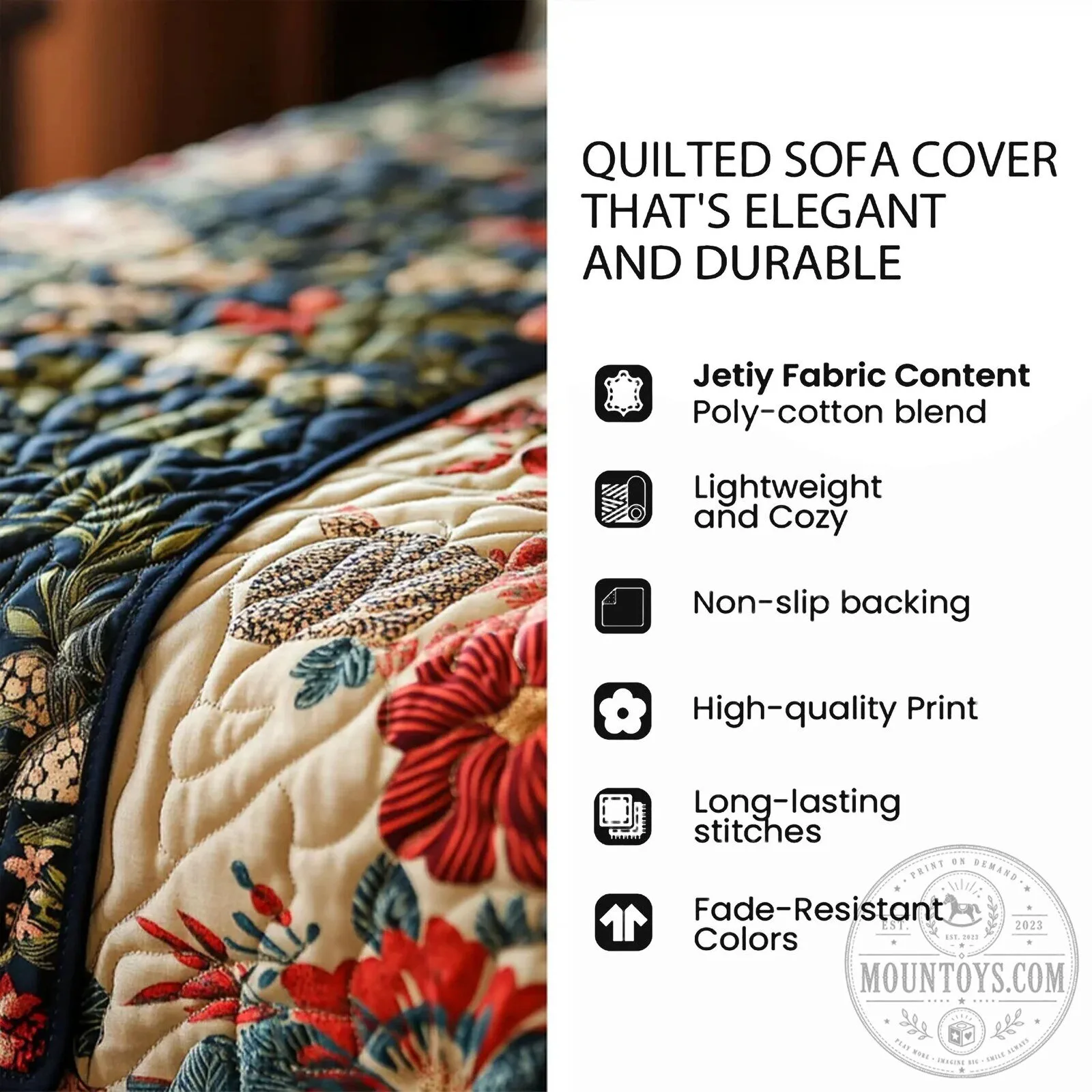 Earthy Paw Print Quilted Sofa Cover Protector 20 Earthy Paw Print Quilted Sofa Cover Protector