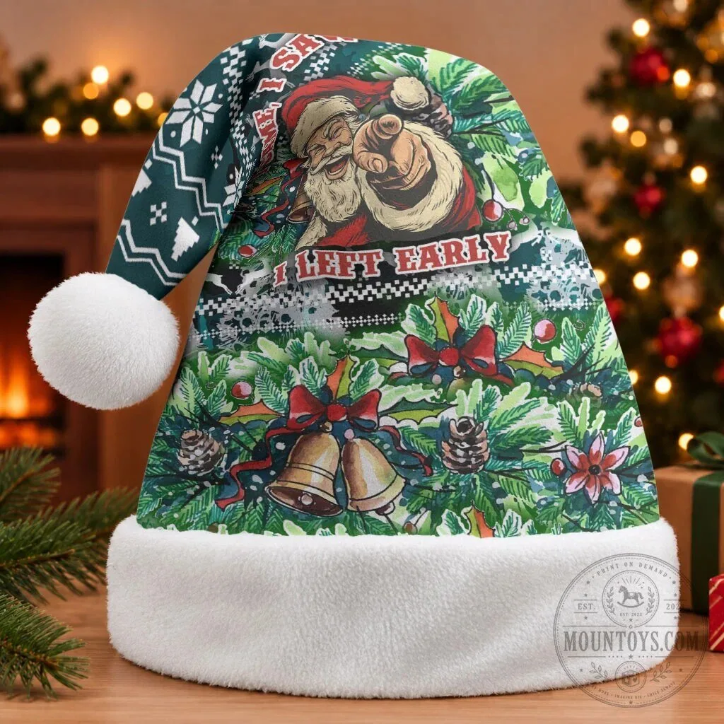 Funny Santa Claus I Don't Believe In You Either Santa Christmas Hat 9 Funny Santa Claus I Don
