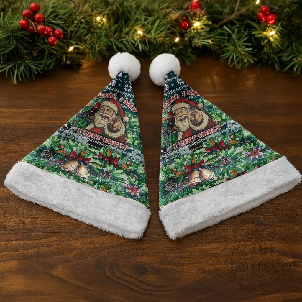 Funny Santa Claus I Don't Believe In You Either Santa Christmas Hat 10 Funny Santa Claus I Don
