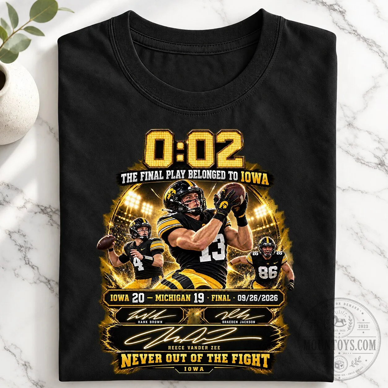 Iowa Hawkeyes Football Game Day Fan Shirt
