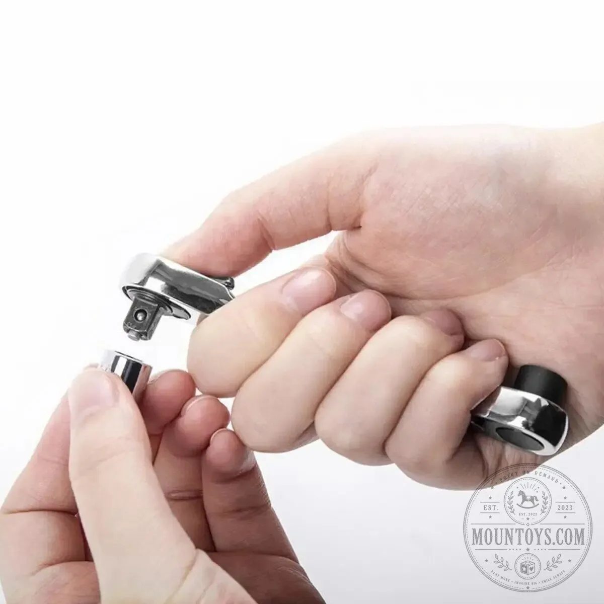 Mini Double Headed Ratchet Wrench 1/4 Inch 72-Tooth Quick Release Drive Socket Tool 15 Mini Double Headed Ratchet Wrench 1/4 Inch 72-Tooth Quick Release Drive Socket Tool