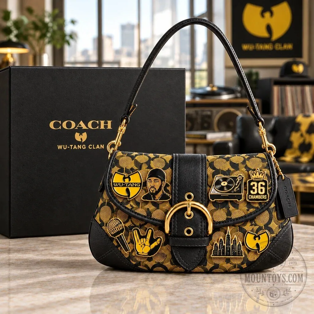 Wu-Tang Clan Coach Soho Shoulder Bag with Charm Set